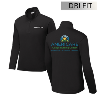 Osage Nursing Center Dri-Fit PosiCharge 1/4-Zip Pullover V1