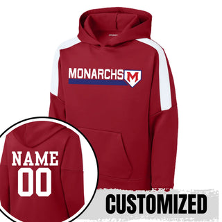 Monarchs Baseball Fan Favorite Fleece United Pullover Hoodie V1