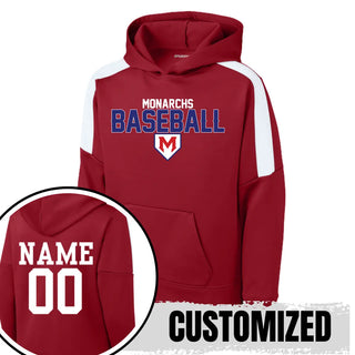 Monarchs Baseball Fan Favorite Fleece United Pullover Hoodie V4