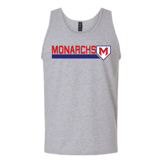 Monarchs Baseball Gildan Tank (Sport Grey) V1