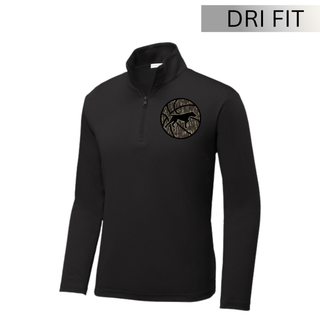 Birddogs Basketball Dri-Fit PosiCharge 1/4-Zip Pullover (Black) V2