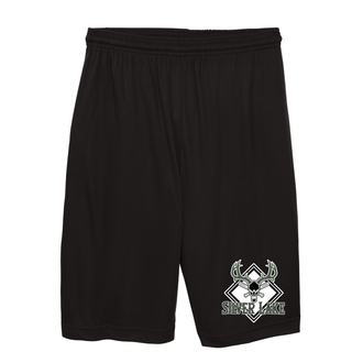 Bucks Baseball Black Performance Shorts V2
