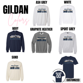Hayden Lady Wildcats Swim and Dive Faux Glitter