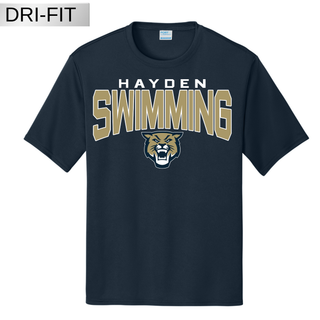 Topeka Hayden Wildcats Swim Team Dri Fit Option 2