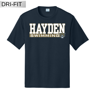 Topeka Hayden Wildcats Swim Team Dri Fit Option 3