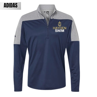 Hayden Swim Adidas - Lightweight Quarter-Zip Pullover Navy Grey V2
