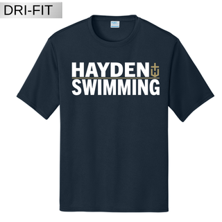 Topeka Hayden Wildcats Swim Team Dri Fit Option 4