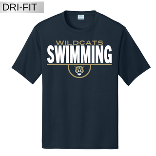 Topeka Hayden Wildcats Swim Team Dri Fit Option 6