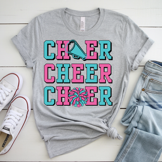 Triple Cheer Pom Power Top