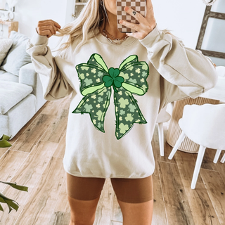Lucky Shamrock Bow Top
