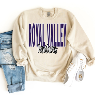 Bold but Never Basic Royal Valley Panthers Top