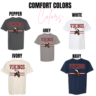 Seaman Vikings Shielded Stripes Top V1