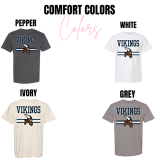 Seaman Vikings Shielded Stripes Top V2