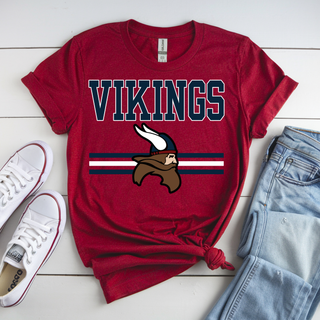 Seaman Vikings Shielded Stripes Top V2