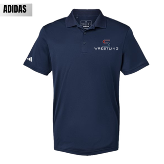 Seaman Vikings Wrestling Adidas Performance Polo Navy V2