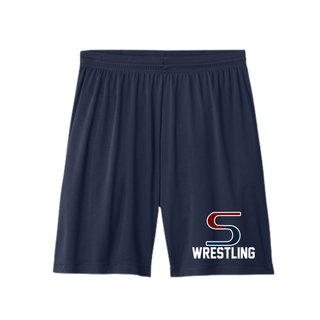 Seaman Vikings Wrestling Navy Performance Shorts V1