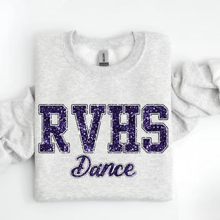 Faux Glitter Royal Valley High School Dance