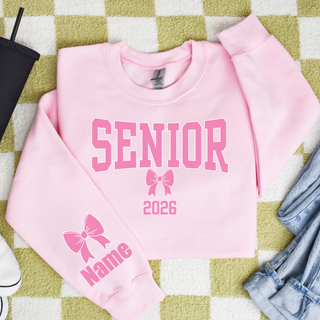 Senior Bow Class Year Customized Name Top