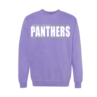 Royal Valley Panthers Comfort Colors Spirit (Violet)