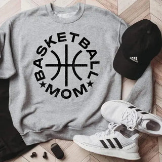 Basketball Mom Distressed Star Top