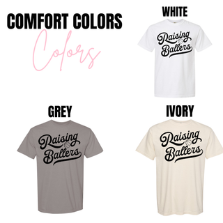 Raising Ballers Distressed Basketball Top V1