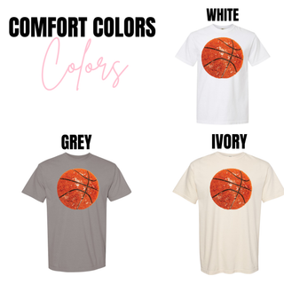 Trending Faux Yarn Sequins Basketball Top