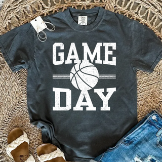Distressed Gameday Basketball Top
