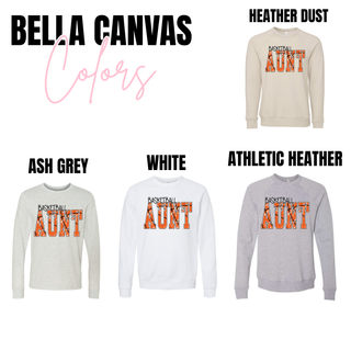 Basketball Aunt Distressed Top