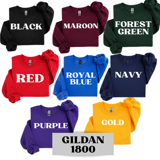 Football is My Second Favorite F Word Crewneck Sweatshirt