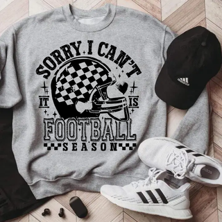Sorry I Can't its Football Season Crewneck Sweatshirt