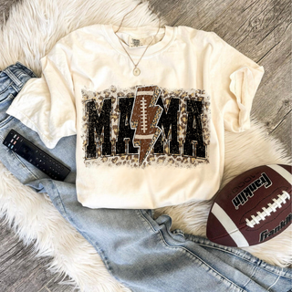 Leopard Football Mama Top