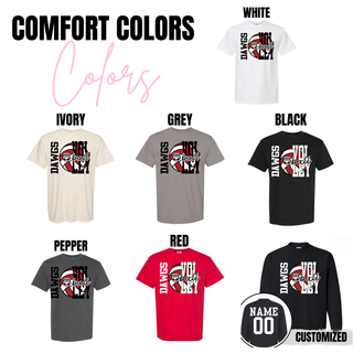 Rossville Dawgs Two Tone Volleyball
