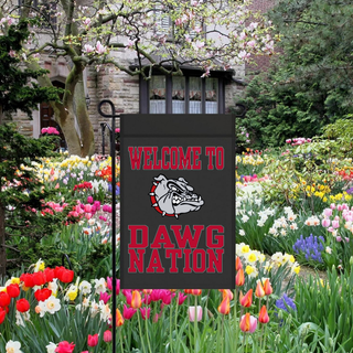 Welcome to Dawg Nation Garden Flag