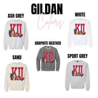 Red and Blue Football Season Top