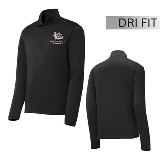 Rossville Dawgs Dri Fit PosiCharge Quarter Zip Pullover V2