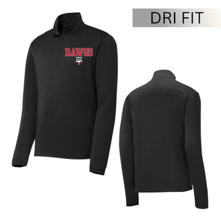 Rossville Dawgs Dri Fit PosiCharge Quarter Zip Pullover V1