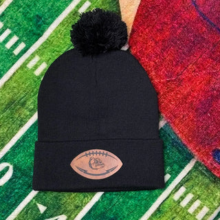 Rossville Dawgs Football Pom Beanie