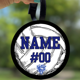 St. Marys Bears Volleyball Bag Tag V2