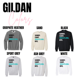 Sorry Can't Wrestling Bye V1 Top