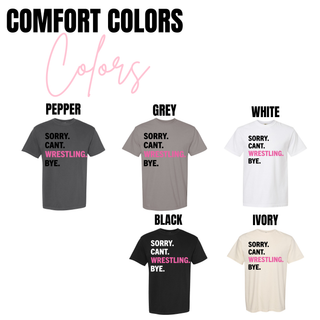 Sorry Can't Wrestling Bye V2 Top