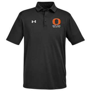 Under Armour Men's Tech Black Ogden Outlaws Polo