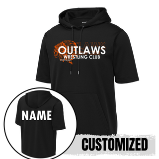 Ogden's Outlaws Wrestling Club Fleece Short Sleeve Hooded Pullover V2