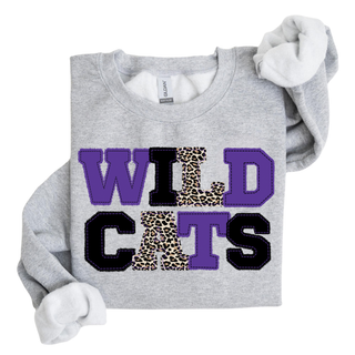 Wildcats Shirt Leopard Varsity Block