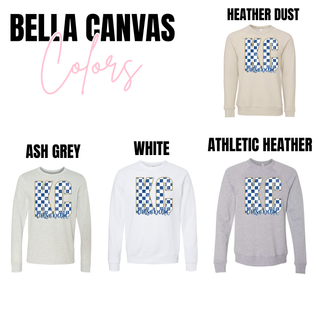 Distressed Checkered KC Baseball V2