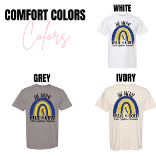 Blue and Gold Down Syndrome Awareness Top