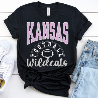 Wildcats Lavender Football Spirit Top