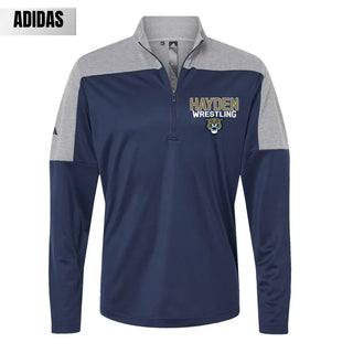 Hayden Wrestling Adidas - Lightweight Quarter-Zip Pullover Navy Grey