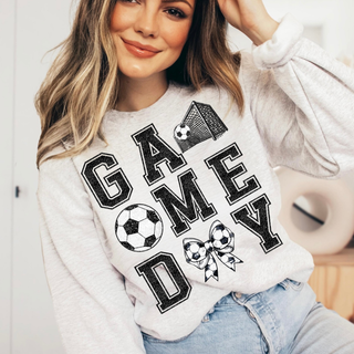 Game Day Soccer and Bows Top