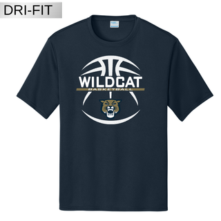 Hayden Wildcats Basketball Dri Fit Option 1