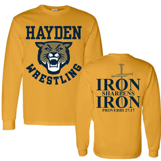 Hayden Wildcats Wrestling Team Shirts Iron Sharpens Iron